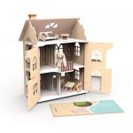 Dolls House Flower Cottage with Starter Furniture Set - Speedy Monkey